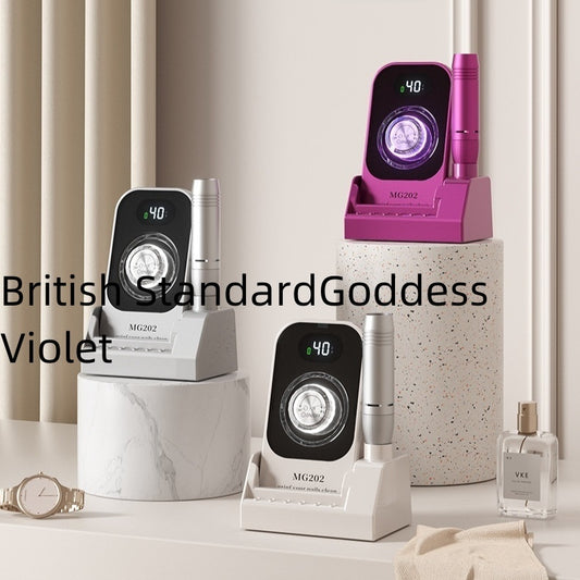 Cross-portable Rechargeable Desktop Nail Removal And Polishing Integrated Polishing Machine Colorful Light