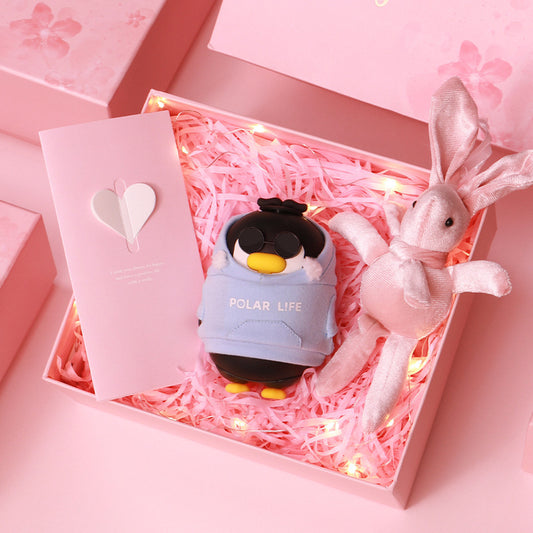 Hand Warmer Power Bank 2 In 1 USB Portable Mini Cartoon Baby Warmer