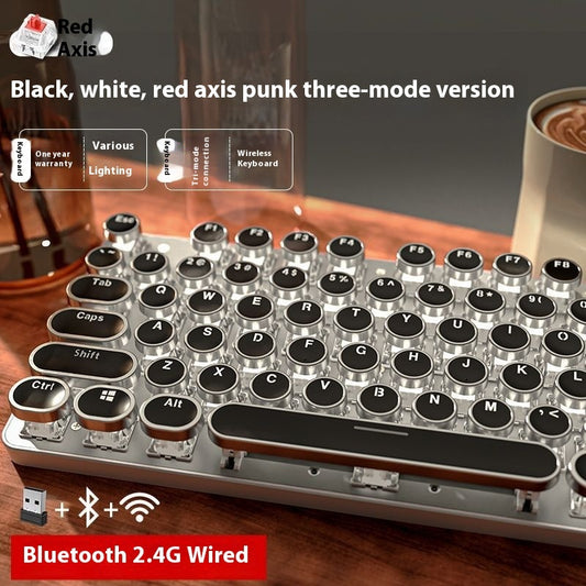 Predecessor TK950 Wireless Bluetooth Three-mode Real Mechanical Mouse Suit E-sports Games Punk Keyboard Usb