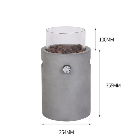 Household Fireplace Decoration Real Flame Heater