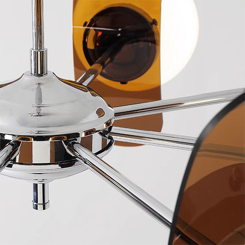 Retro Dining Room Chandelier Living Room Bedroom Eye Protection Chandelier