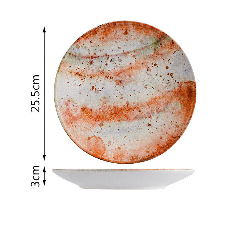 Fruit Plate Light Luxury Creative Ceramic Western Plate