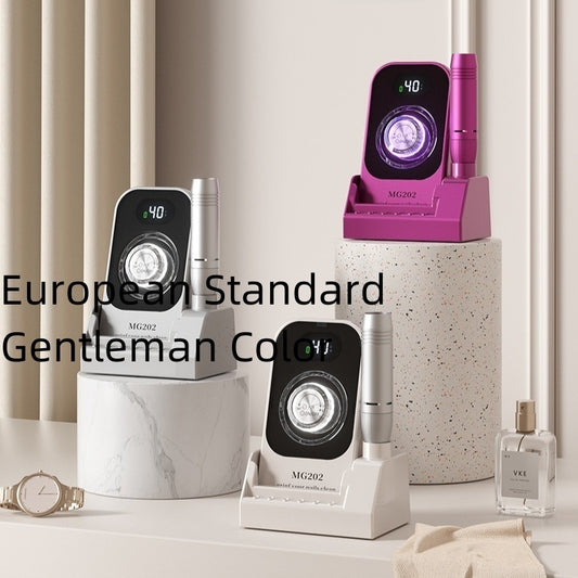 Cross-portable Rechargeable Desktop Nail Removal And Polishing Integrated Polishing Machine Colorful Light