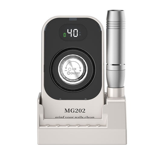 Cross-portable Rechargeable Desktop Nail Removal And Polishing Integrated Polishing Machine Colorful Light