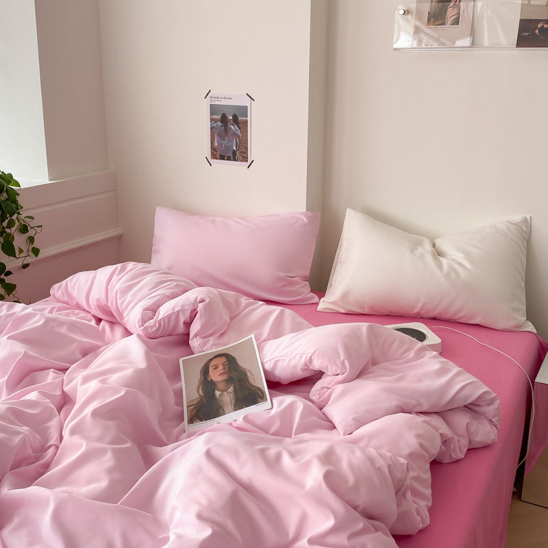Four-piece Cotton Bed Sheet Duvet Cover Duvet Cover Bedding