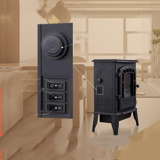 Home Office Electric Fireplace Small Heater