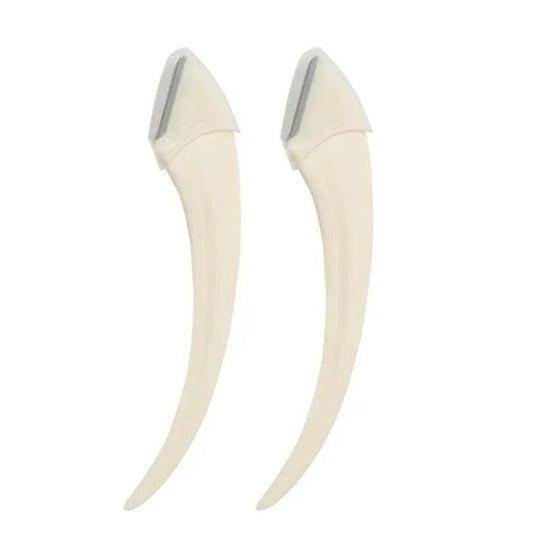 Eyebrow Trimming Knife With Comb Curved Moon Small Beauty Supplies Gadgets