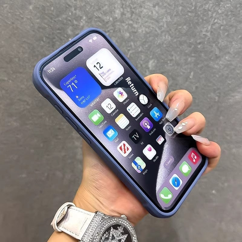 Lens Cover Bracket Phone Case Four-corner Drop-resistant Airbag Protective Cover