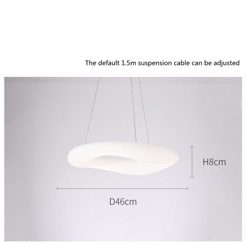 Italian Designer Nordic Chandelier Modern Minimalist Creative Living Room Lamps Round Ring Dining Room Bedroom Chandelier