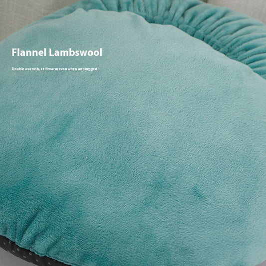 USB Plug-in Power Bank Heating Plush Feet Warmer