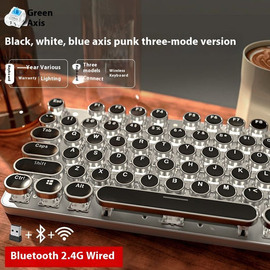 Predecessor TK950 Wireless Bluetooth Three-mode Real Mechanical Mouse Suit E-sports Games Punk Keyboard Usb