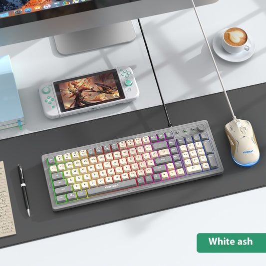 Mechanical Keyboard Customized Three-mold Machinery Key Mouse Suit