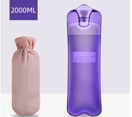 Silicone Hot Water Bottle Simple Hot Water Bottle Outdoor Dormitory Hand Warmer Warm Water Bag