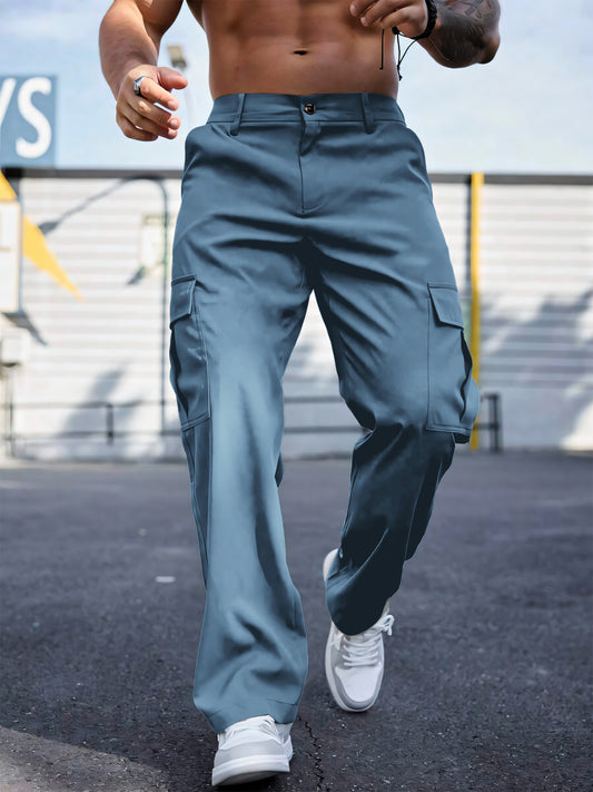 Wear-resistant Sports Straight Loose Cargo Pants