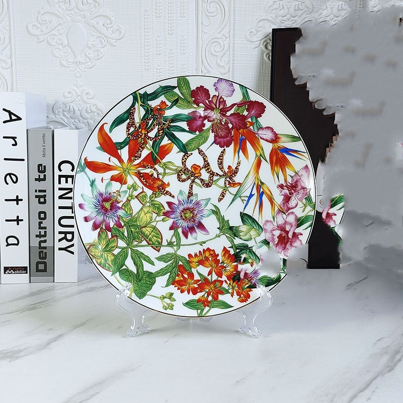 Tropical Rainforest Light Luxury Steak Plate