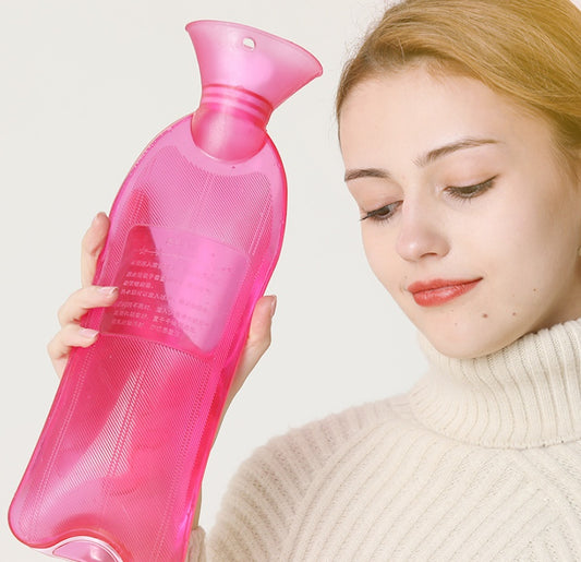 Silicone Hot Water Bottle Simple Hot Water Bottle Outdoor Dormitory Hand Warmer Warm Water Bag