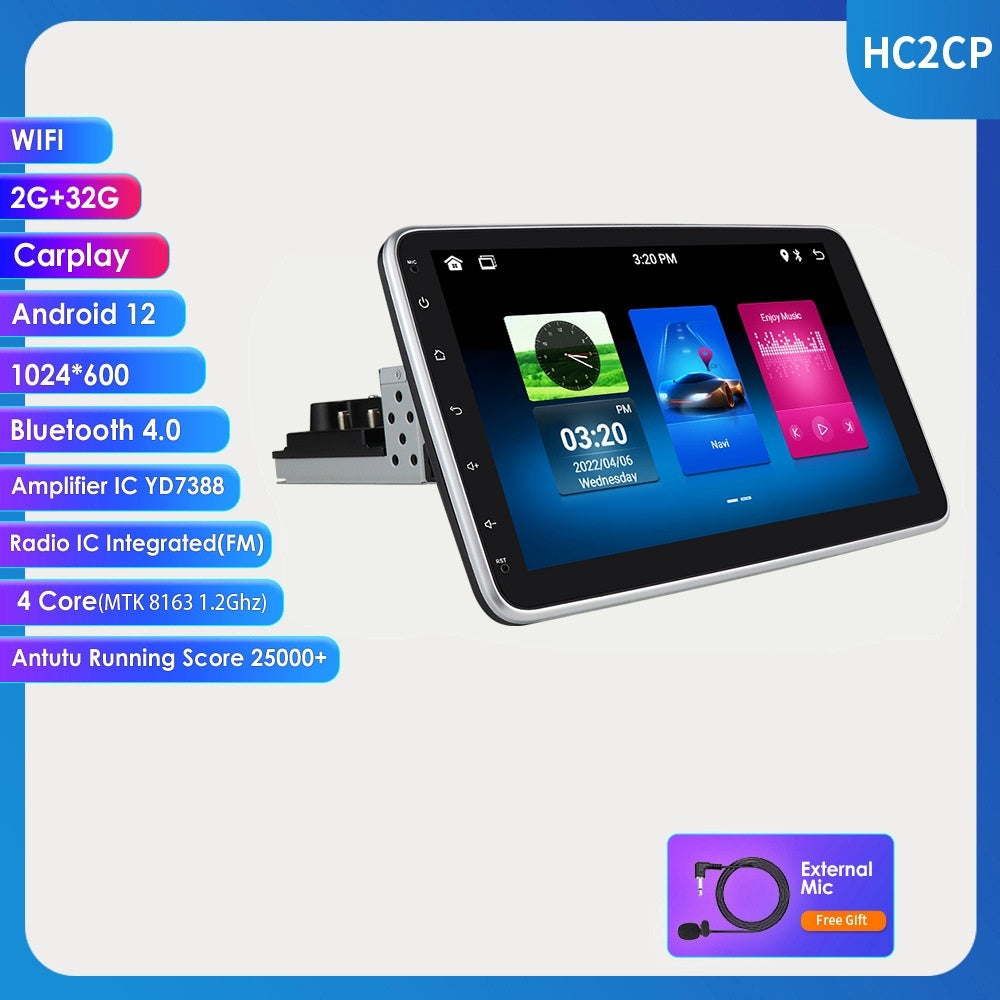 Android Large Screen 101-inch Universal Rotation Shaking Head Doll For Car All-in-one Navigation Machine