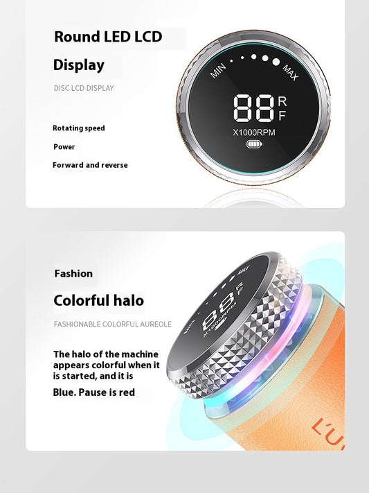 High End Waterproof Brushless Nail Polishing Machine