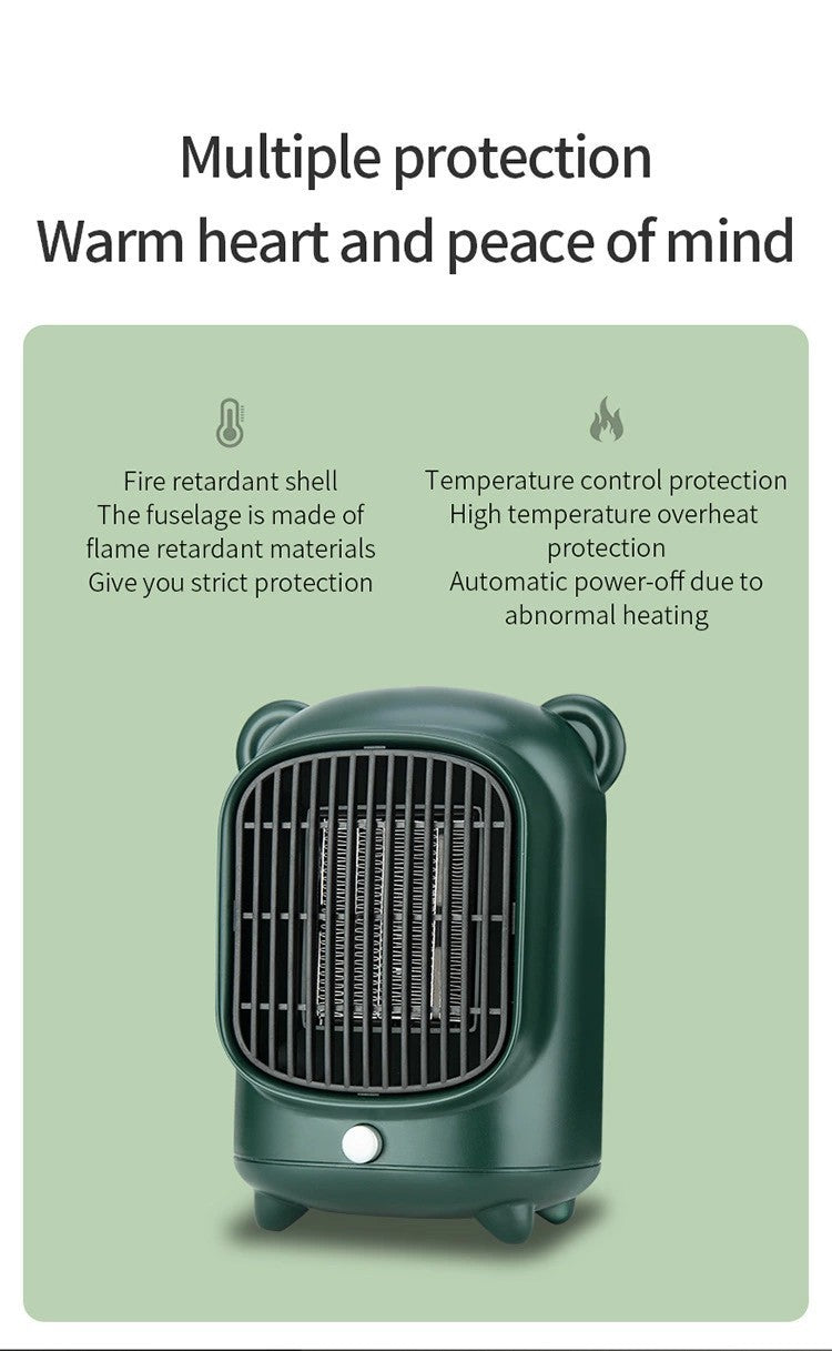 Cartoon Mini Heater Desktop Home Touch