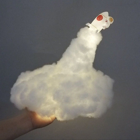 Astronaut Sunset Sunset Atmosphere Projection Night Light