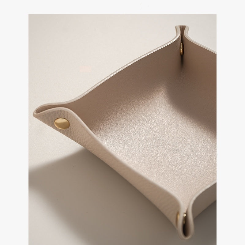 Jewelry Hallway Light Luxury Woven Dining Tray Key Cosmetic Storage Tray