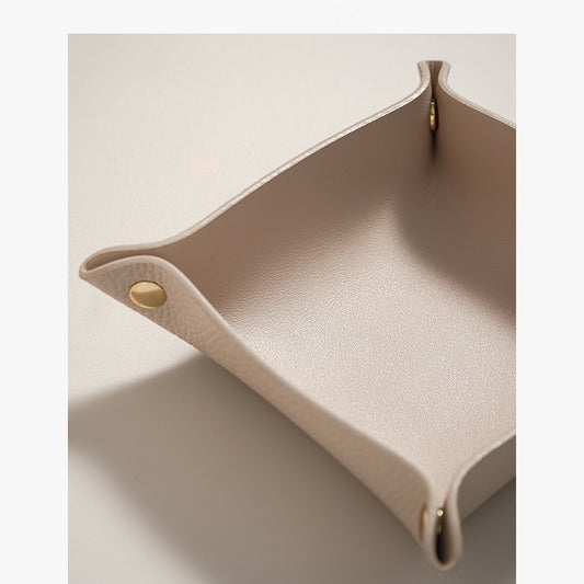 Jewelry Hallway Light Luxury Woven Dining Tray Key Cosmetic Storage Tray