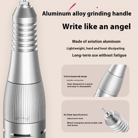 Cross-portable Rechargeable Desktop Nail Removal And Polishing Integrated Polishing Machine Colorful Light