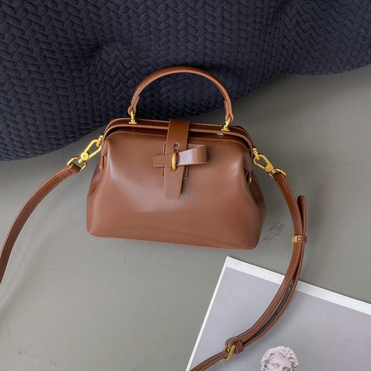 Affordable Luxury Fashion Cowhide Handbag Women