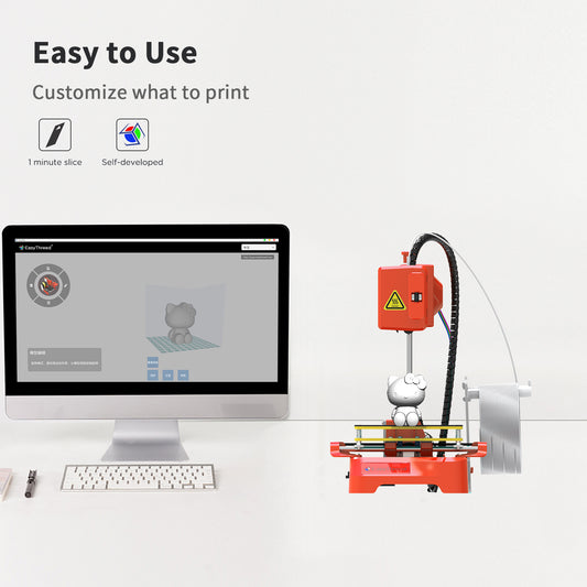 Desktop Portable Student Getting Started For Children 3D Printer K7