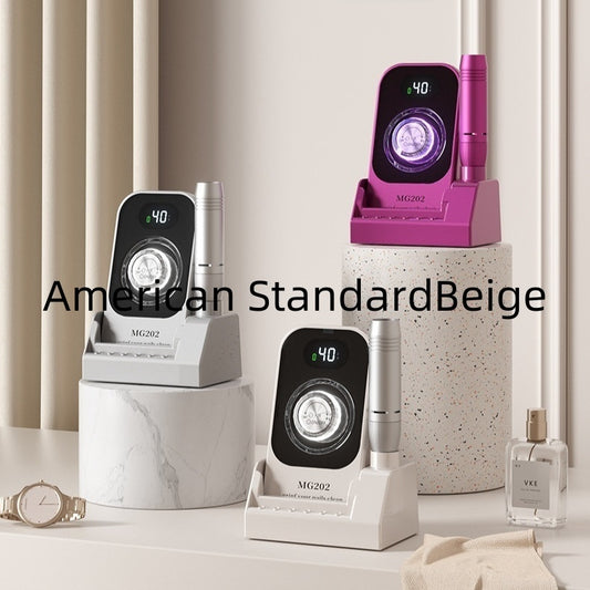 Cross-portable Rechargeable Desktop Nail Removal And Polishing Integrated Polishing Machine Colorful Light