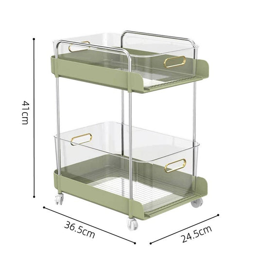 Light Luxury Kitchen Shelving Cosmetics Office File Cabinet Seam Storage Rack