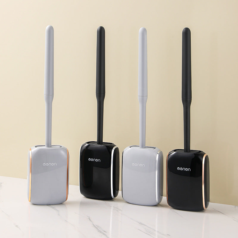 Nordic Style Wall-mounted Household Light Luxury Wall Hanging Toilet Brush Set