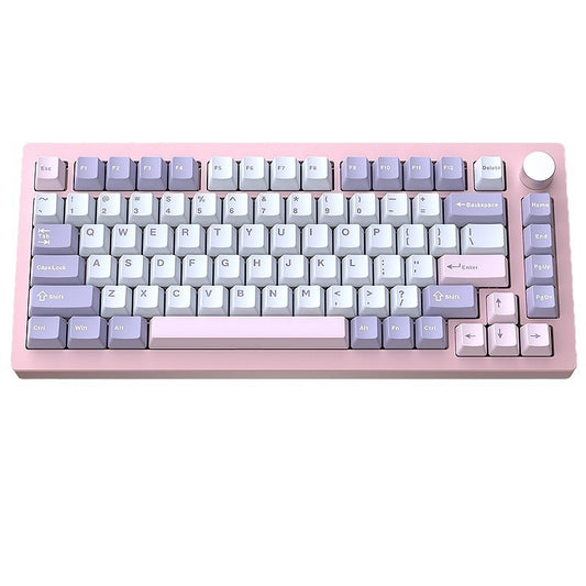 Heiji Snake Mechanical Keyboard Kit Aluminum Tuo Three-mode No Wired Bluetooth