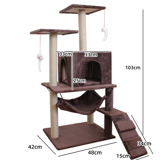 Cat Climbing Frame Scratching Post Sword Tree Climbing Toy
