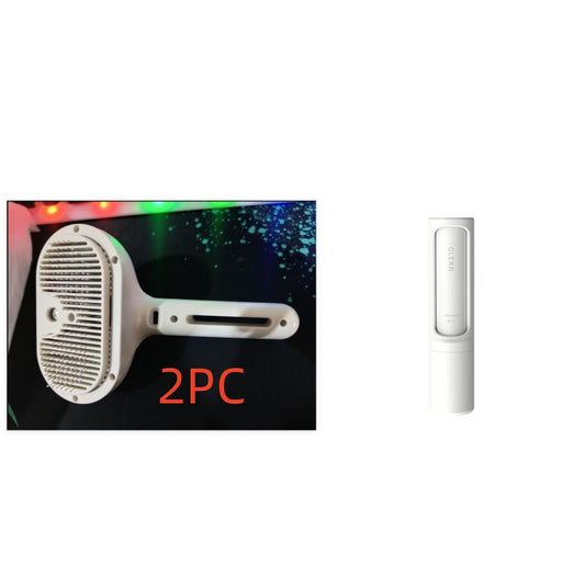 Pet Comb Self Cleaning Pets Hair Remover Brush For Dogs Grooming Tools Dematting Comb Built-in Mist Humidifier Pet Products