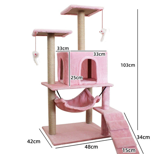 Cat Climbing Frame Scratching Post Sword Tree Climbing Toy