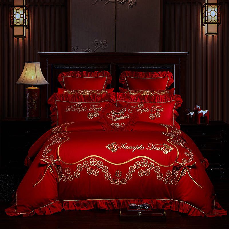 Wedding Cotton Four Piece Bedding