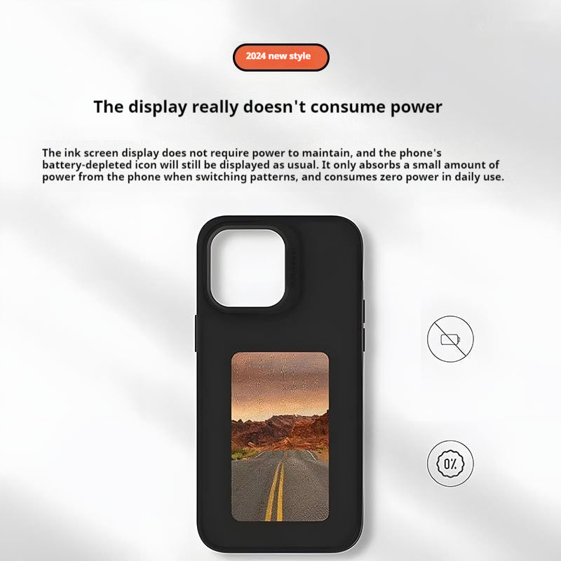 Smart NFC Color E-ink Screen Creative Projection Screen DIY Phone Case