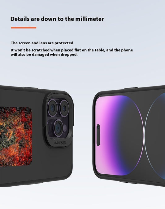 Smart NFC Color E-ink Screen Creative Projection Screen DIY Phone Case