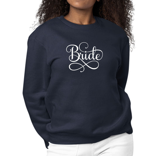 Womens Graphic Sweatshirt Bride Accessories - Wedding-2