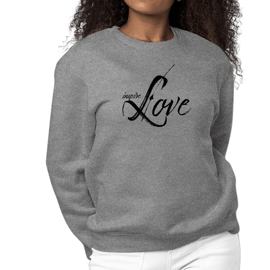 Womens Graphic Sweatshirt Inspire Love-7