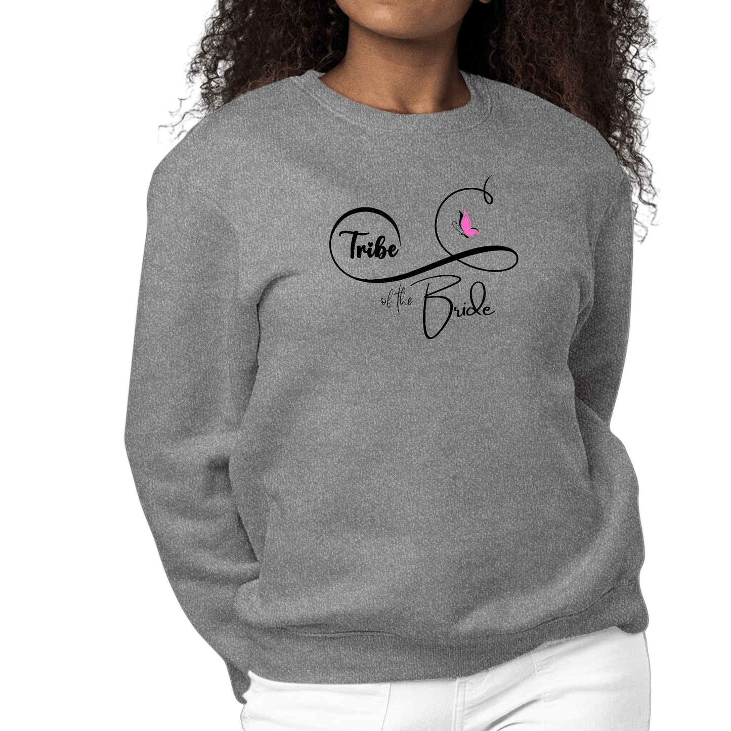 Womens Graphic Sweatshirt Tribe of the Bride - Wedding Bridal-7