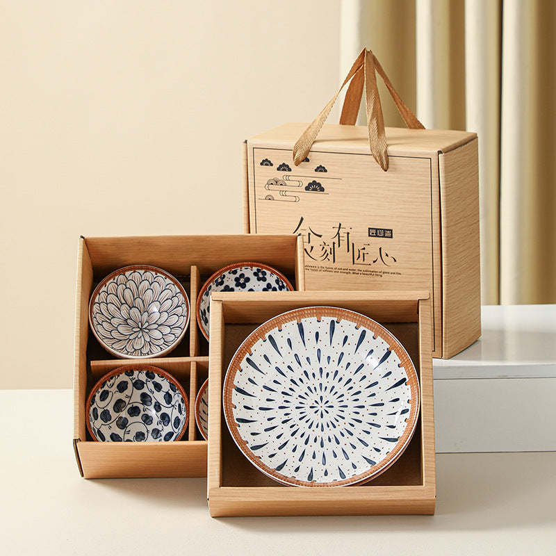 Ceramic Tableware Bowl Dish & Plate Suit