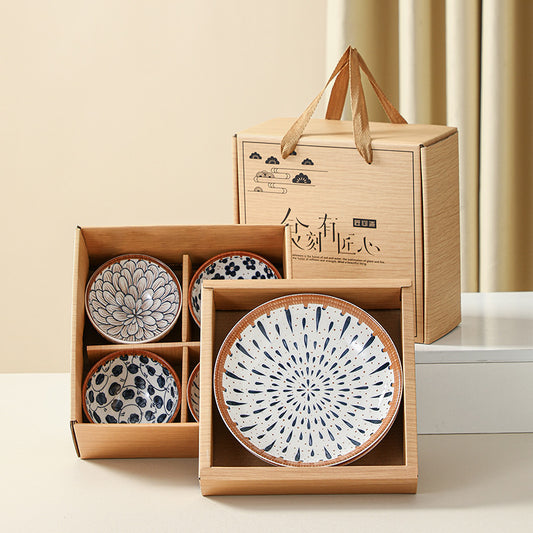 Ceramic Tableware Bowl Dish & Plate Suit