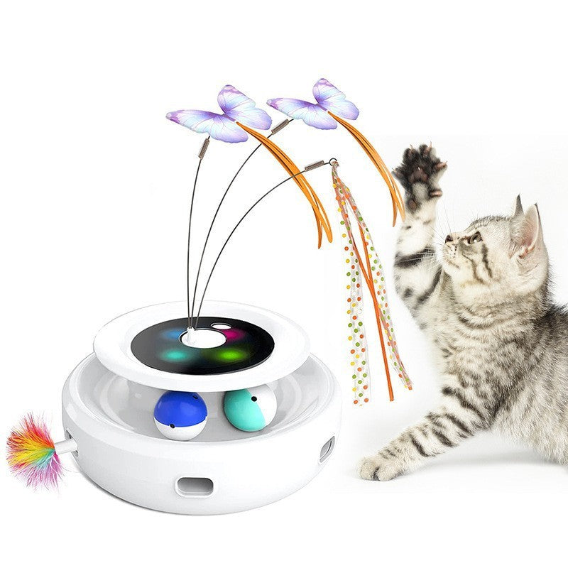 Funny Cat Game Turntable Self-Hi Pet Electric Cat Toy