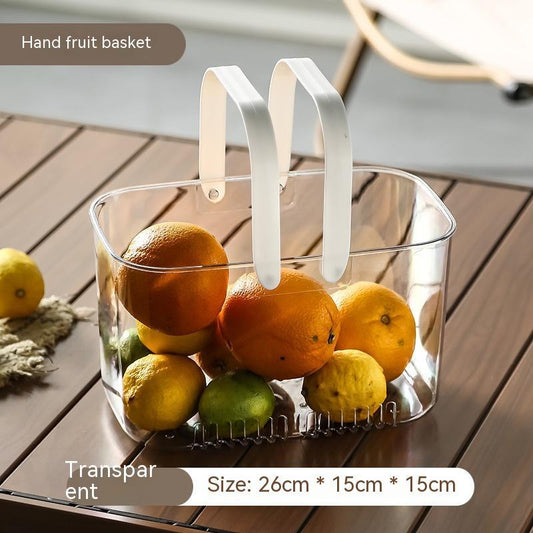 Light Luxury Portable Basket Fruit Plate Household