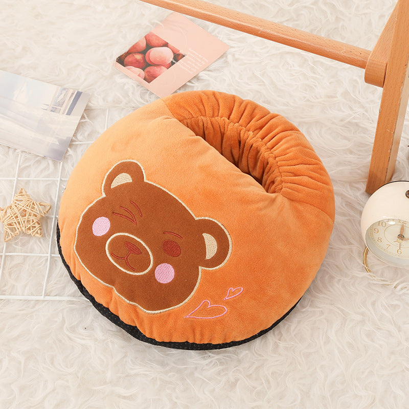 USB Plug-in Power Bank Heating Plush Feet Warmer