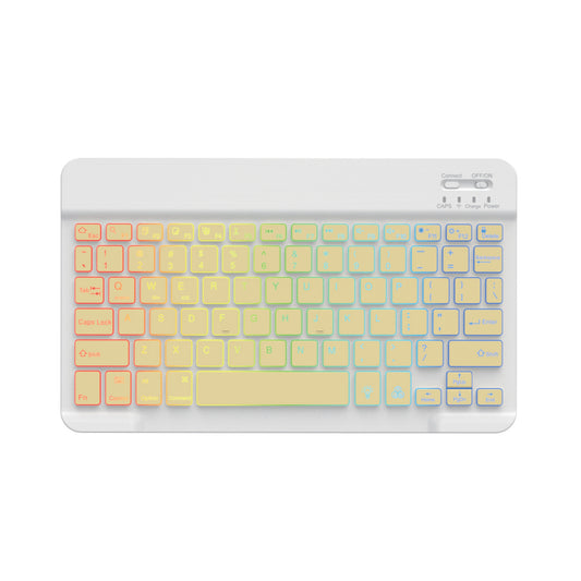 Backlit Bluetooth Keyboard Tablet 10-inch Colorful Light