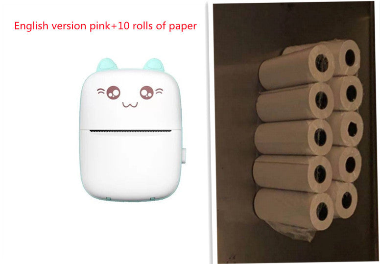 Mini Portable Printer Home Pocket Small Student Wrong Question Machine