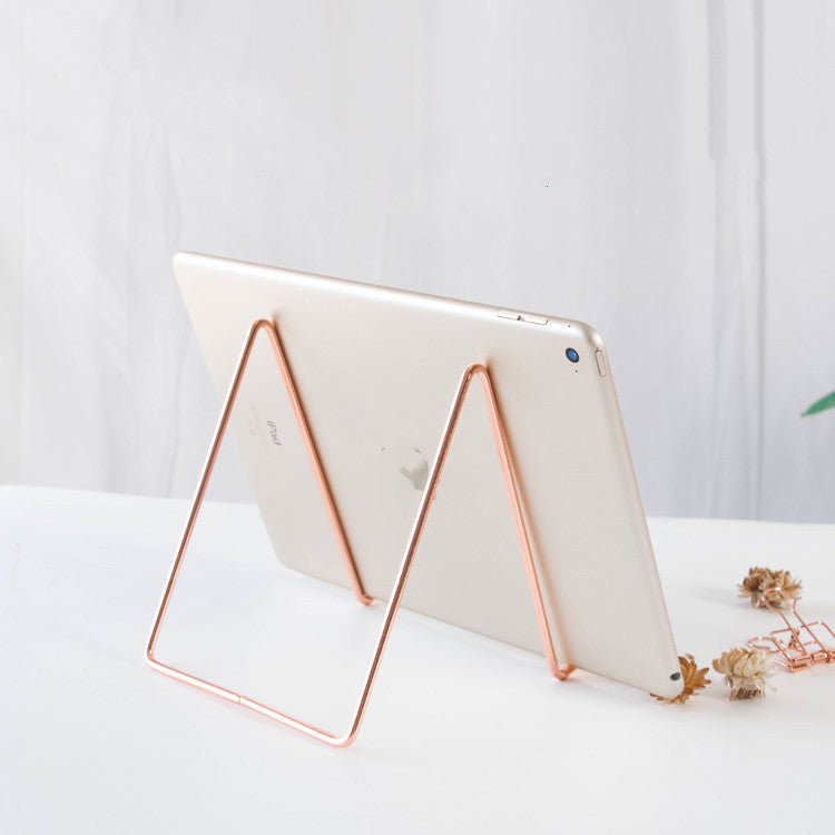 Nordic Ins Simple Creative Plate Book Record Booth Album Ipad Bracket Light Luxury Display Rack